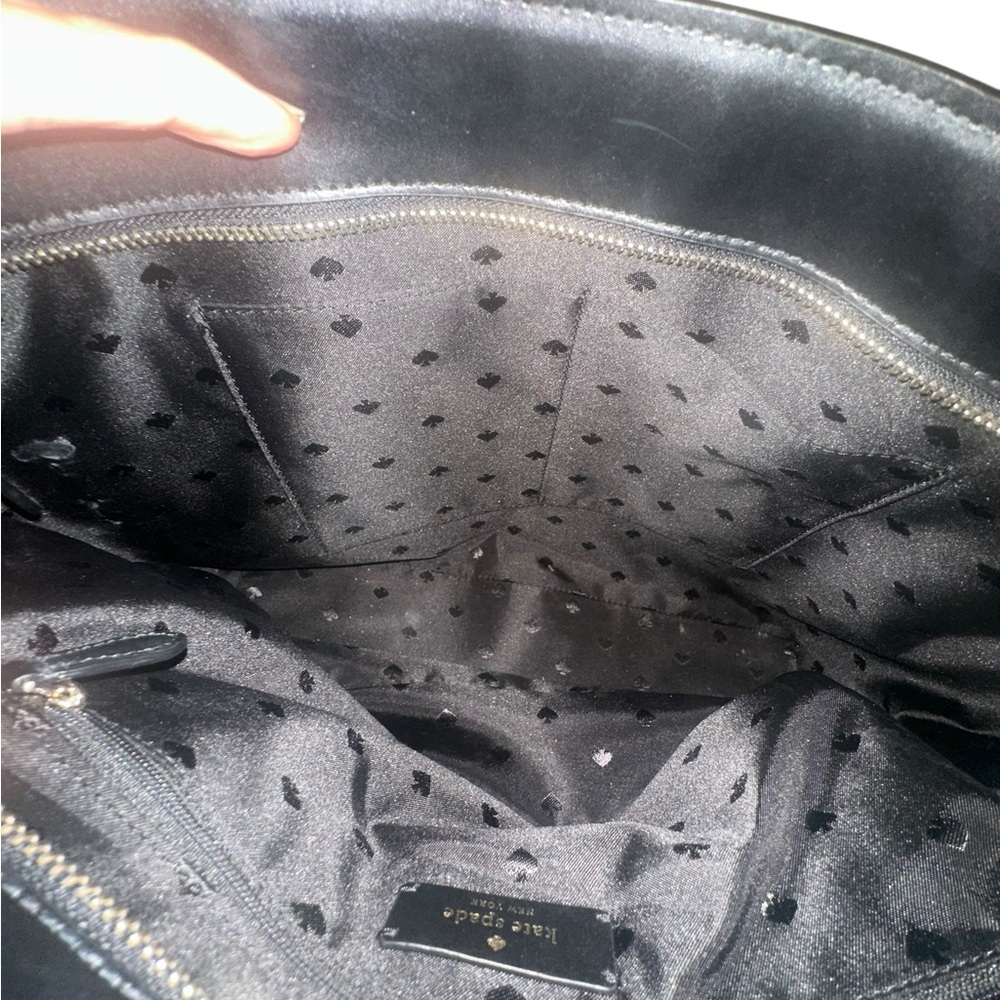 Kate Spade New York Marlee Black Tote with Pink Butterfly Accent - Picture 8 of 17